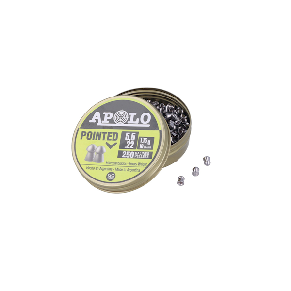 Śrut Apolo Pointed 5.52 mm, 250 szt. 1.15g/18.0gr
