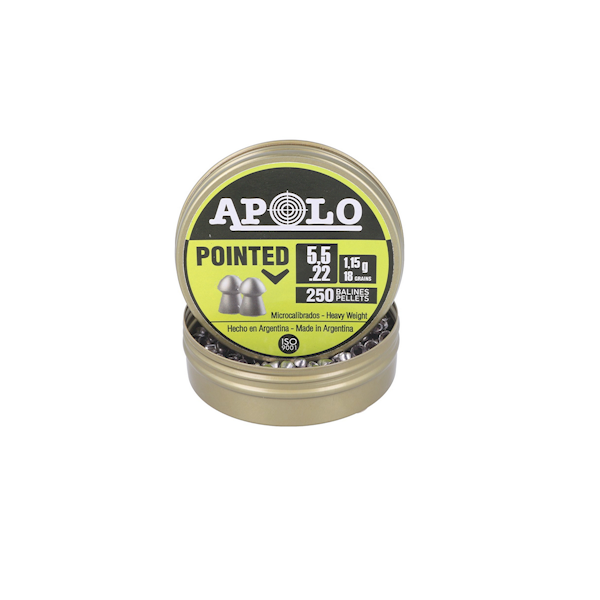 Śrut Apolo Pointed 5.52 mm, 250 szt. 1.15g/18.0gr