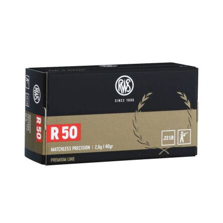 Amunicja RWS kal. .22LR LFB R50 2,56g/40gr 
