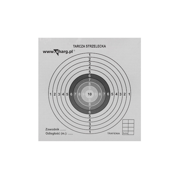Tarcze strzeleckie Sharg 140x140mm 100szt