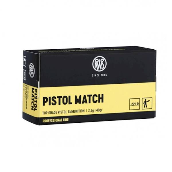 Amunicja RWS Pistol Match kal. .22LR LFB
