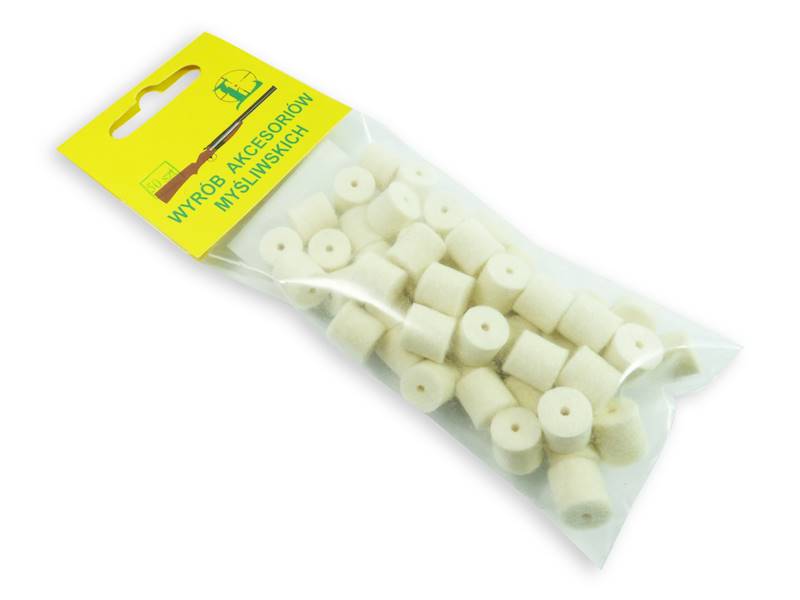 Przecieraki filcowe 50szt. kal. 7,62-8