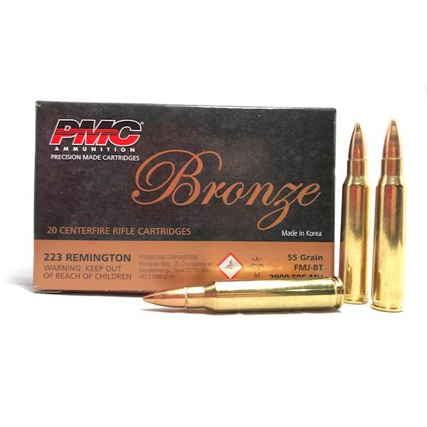 Amunicja PMC. 223 Rem 3,56g FMJ op. 20szt.