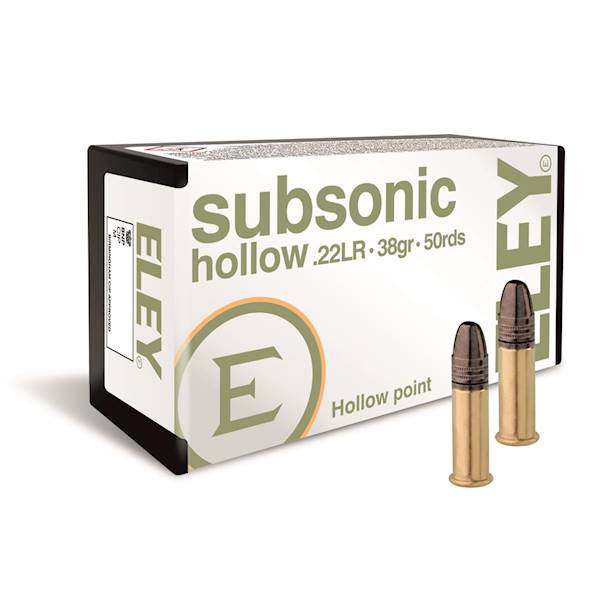 Amunicja ELEY Subsonic Hollow .22LR 40gr op=50szt