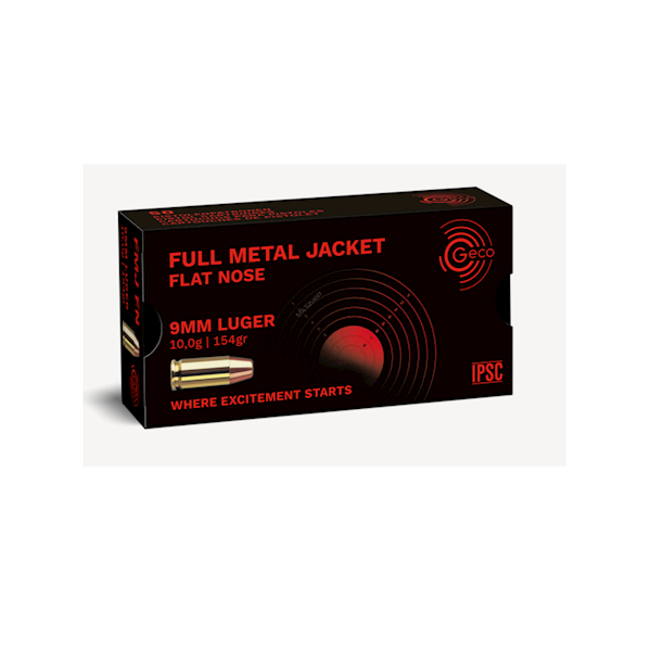 Amunicja GECO 9mm LUGER FMJ 10,0g 154gr