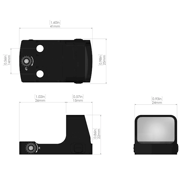 Kolimator Zero Tech THRIVE MICRO HD 3 MOA