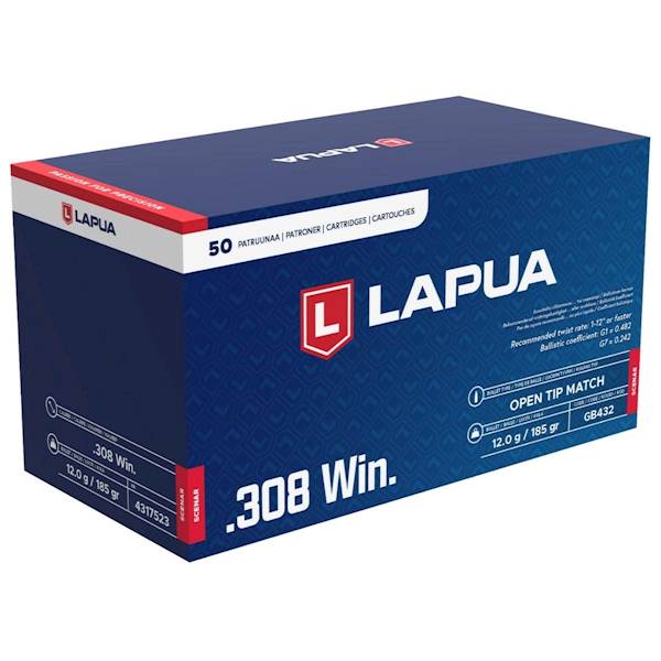 Amunicja Lapua .308Win OTM Scenar L 12g/185gr