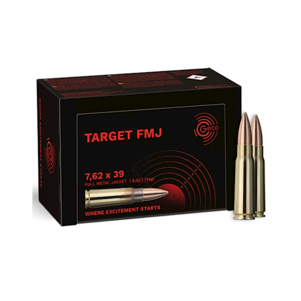 Amunicja GECO TARGET FMJ kal. 7,62x39