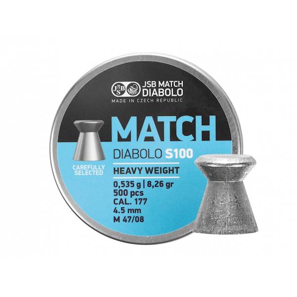 Śrut Diabolo JSB Match Heavy S100 4,51mm 500szt