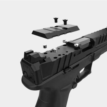 Pistolet HS-ECHELON 4,5" U-Dot + kolimator