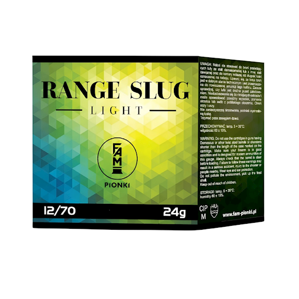 Amunicja 12/70 FAM Pionki RANGE SLUG LIGHT 24g