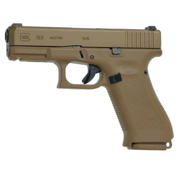 Pistolet GLOCK 19X COYOTE MOS MT 13,5x1