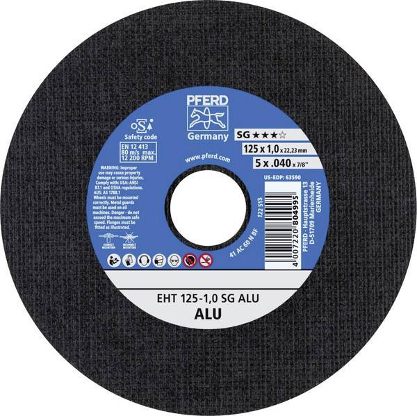 TARCZA 125 X 1 SG ALU PFERD