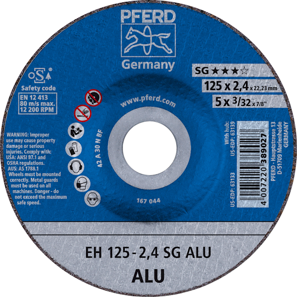 TARCZA 125 X 2,4 ALU PFERD
