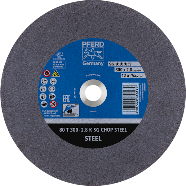 TARCZA 300 X 2,8  25,4  SG STEEL CHOP  PFERD