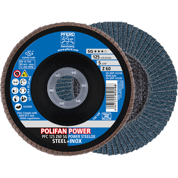 TARCZA LISTKOWA PFC Z 125 60 SG-POWER STEELOX