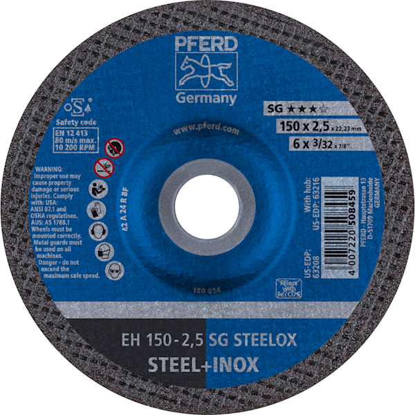 TARCZA 150 X 2.5 SG STEELOX PFERD