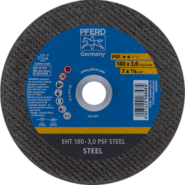 TARCZA 180 X 3.0 PSF STEEL PFERD