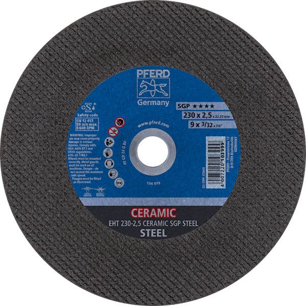 TARCZA 230 X 2,5 CERAMIC SGP STEEL PFERD