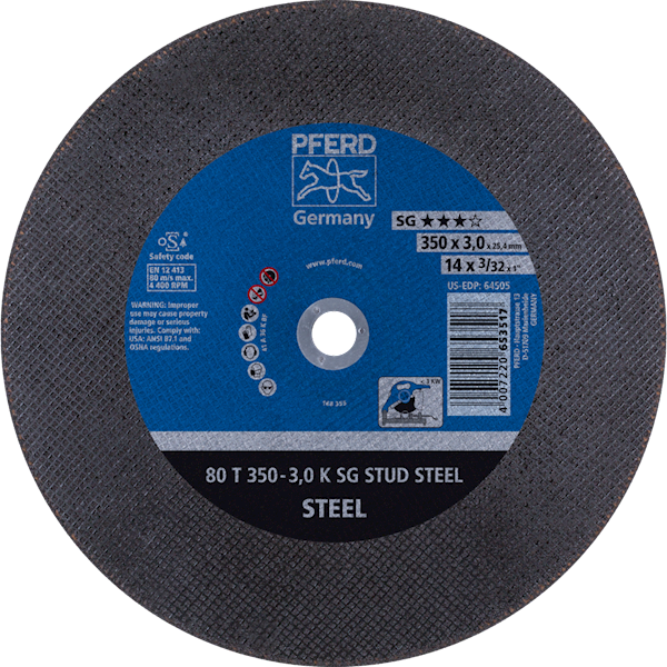 TARCZA 350 X 3,0 SG STEEL PFERD