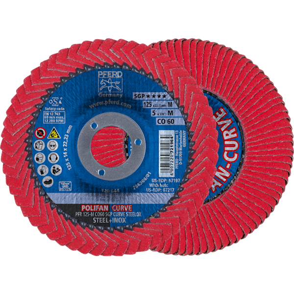 TARCZA LISTKOWA PFR 125 CO 60 SGP - CURVE M PFERD