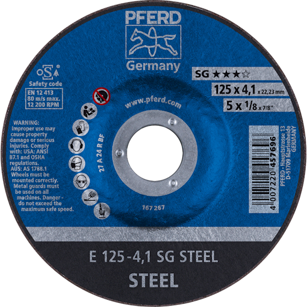 TARCZA 125 X 4,1 SG STEEL PFERD