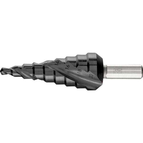WIERTŁA STOPNIOWE HSS STB HSS 04-20/8 HC-FEP