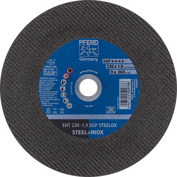 TARCZA 230 X 1,9 SGP STEELOX PFERD