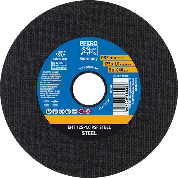 TARCZA 125 X 1,6 STAL PFERD