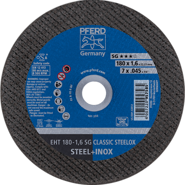 TARCZA 150 X 1.6 SG STEELOX PFERD