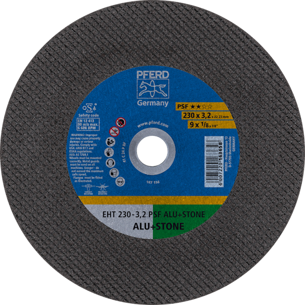 TARCZA 230 X 3,2 PSF ALU + STONE PFERD