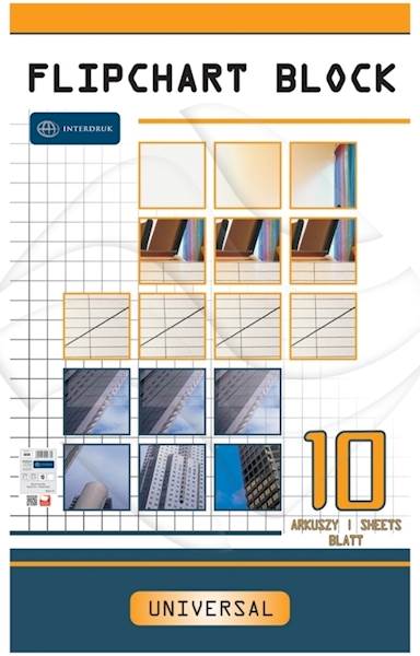 BLOK FLIPCHART 64*100 10K KRATKA INTERDRUK