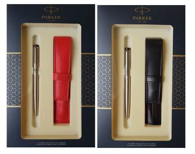 PARKER VECTOR STALOWY DŁUGOPIS + ETUI