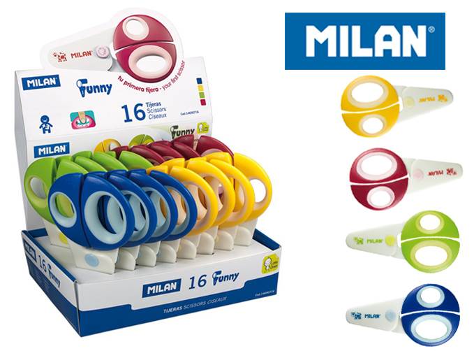 NOŻYCZKI PLASTIKOWE DLA DZIECI FUNNY MILAN