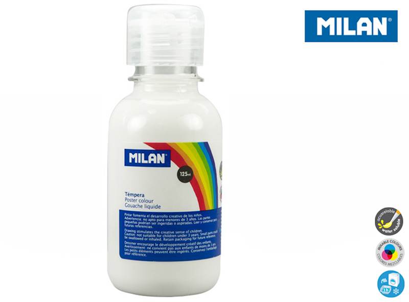 FARBA TEMPERA 125ML MILAN BIAŁA /03410