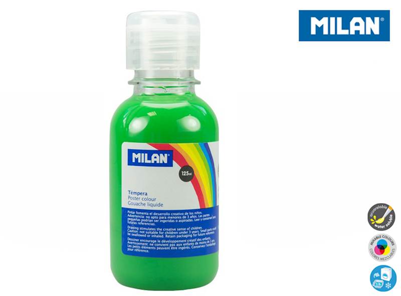 FARBA TEMPERA 125ML MILAN J.ZIELONA /03460