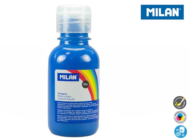 FARBA TEMPERA 125ML MILAN NIEBIESKA /03452