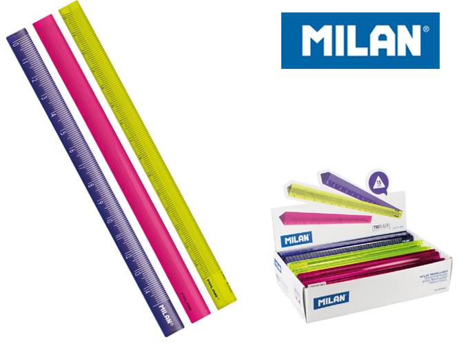 LINIJKA TRÓJKĄTNA 15CM KOLOR 351260C 1SZT MILAN