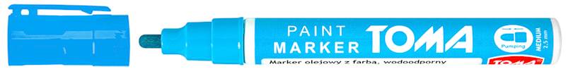 MARKER OLEJOWY GRUBY J.NIEBIESKI TOMA