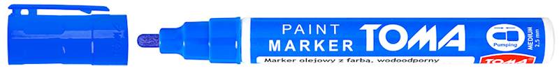 MARKER OLEJOWY GRUBY NIEBIESKI TOMA