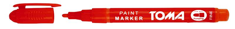 MARKER OLEJOWY FINE CZERWONY TOMA /TO-441