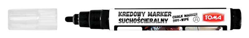 MARKER KREDOWY 4,5MM 8G CZARNY TOMA /TO-296