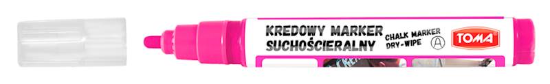 MARKER KREDOWY 4,5MM 8G RÓŻOWY TOMA /TO-296