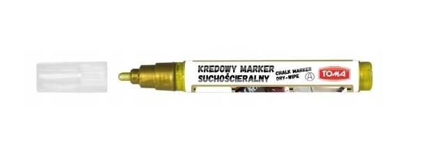 MARKER KREDOWY 4,5MM 8G ZŁOTY TOMA /TO-296