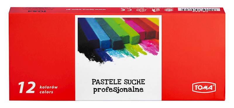 PASTELE SUCHE 12KOL TOMA /TO-580