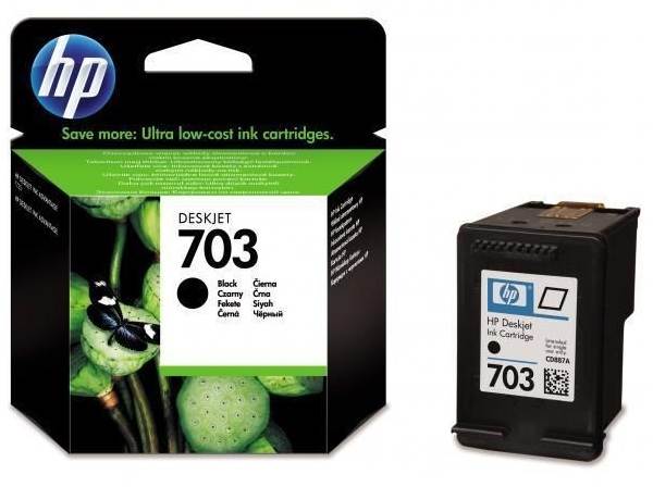 HP CD887AE D730 F730 F735 600K [703] CZARNY ORYG