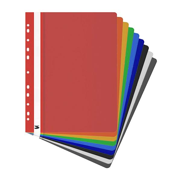 SKOROSZYT WPINANY PP MIĘKKI A4 CZARNY 1szt