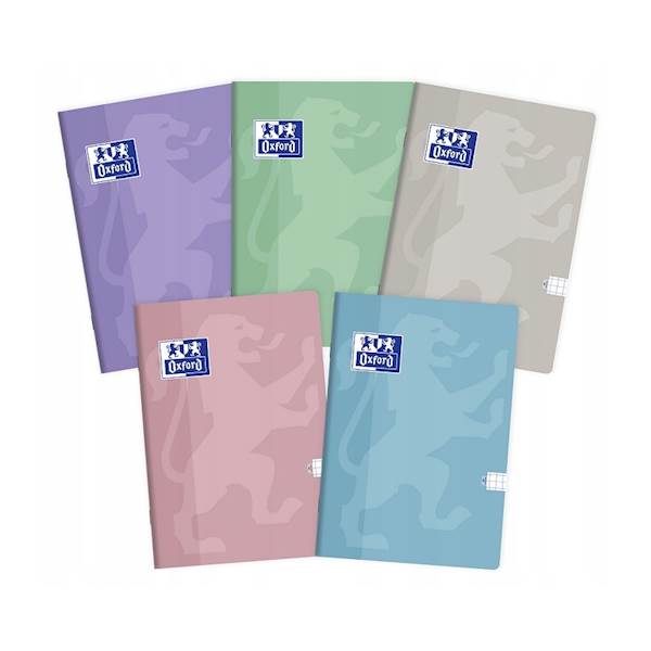 ZESZYT A5 60K LINIA OXFORD OKŁ SOFT SCHOOL PASTEL