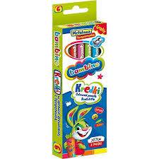 KREDKI DREWNIANE BAMBINO 6k+TEMPERÓWKA