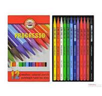 KREDKI PROGRESSO PASTELOWE 12KOL KOH-I-NOOR /8756